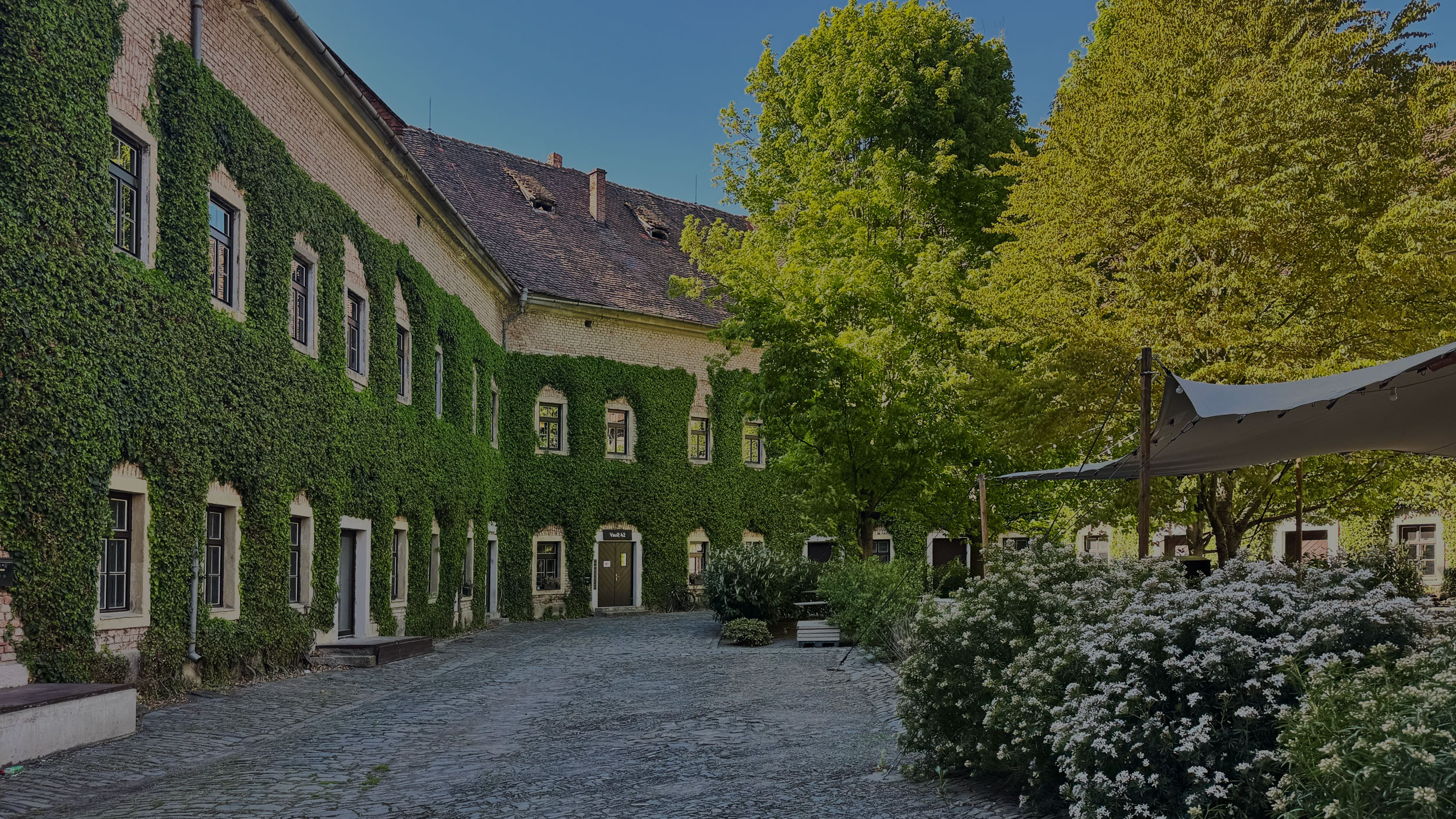 Nádvoří Bastionu Podkova v Olomouci